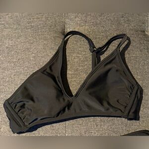 Wild Fable Black Triangle Swim Top with Racerback straps